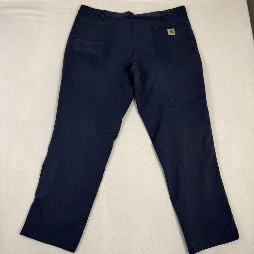 Carhartt 74533-20 Navy Blue Bicomponent Lightweight Work Pants Mens 38x30‎ - Picture 7 of 7
